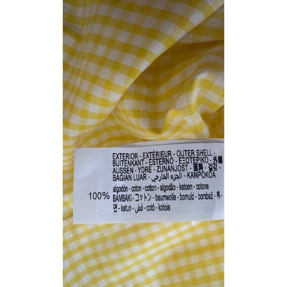 Zara Yellow Gingham Mini Dress - Picture 12 of 14